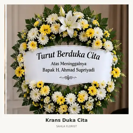 Krans Bunga Duka Enggal